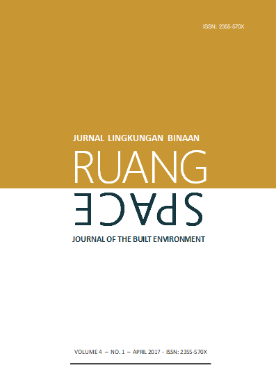 eJurnal Ruang-Space, Volume 4 No 1 April 2017