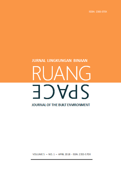 eJurnal Ruang-Space, Volume 5 No 1 April 2018