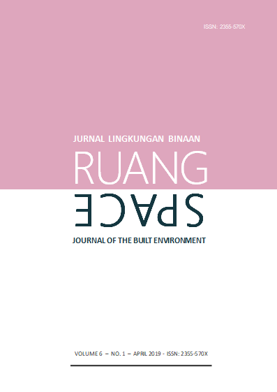 eJurnal Ruang-Space, Volume 6 No 1 April 2019