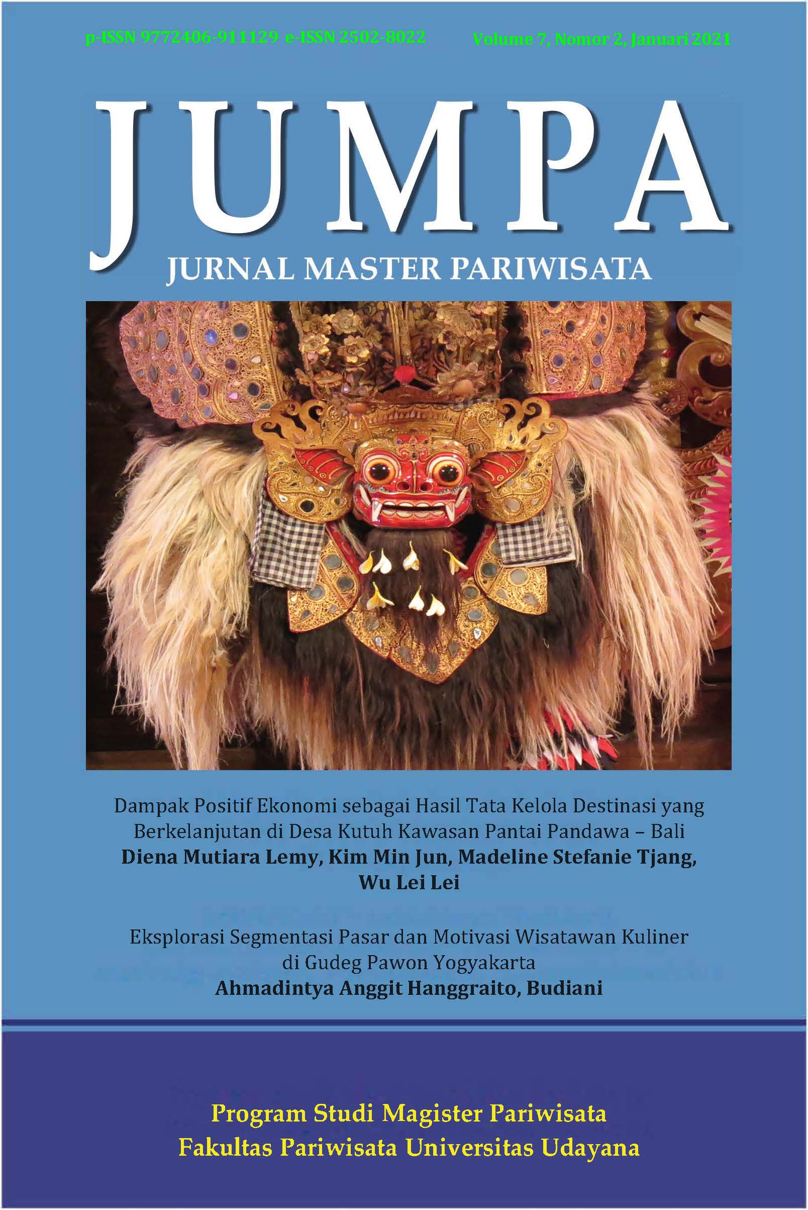 31+ Contoh Jurnal Pariwisata Bali Pdf Pics