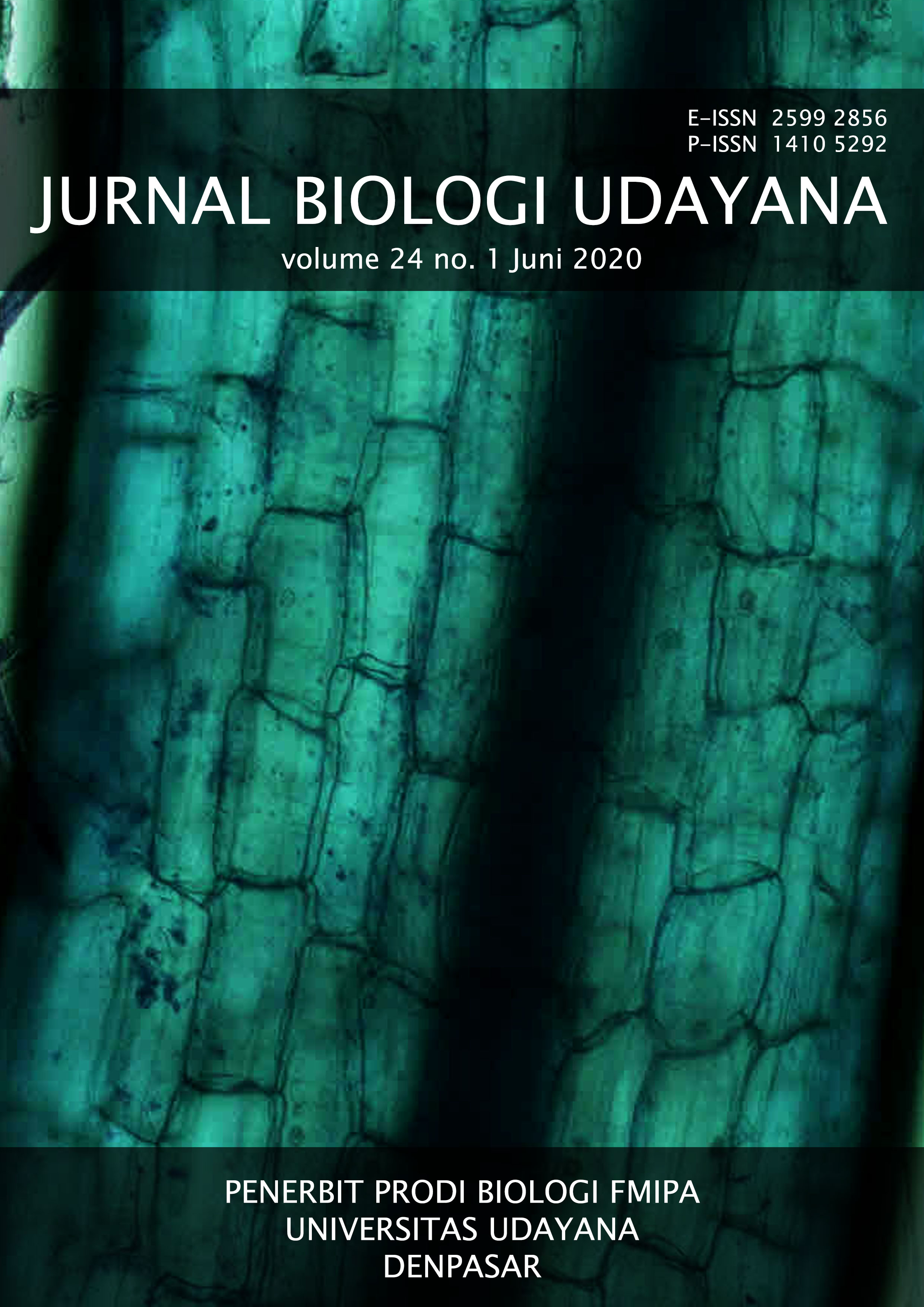 Cover dan Daftar Isi | Jurnal Biologi Udayana