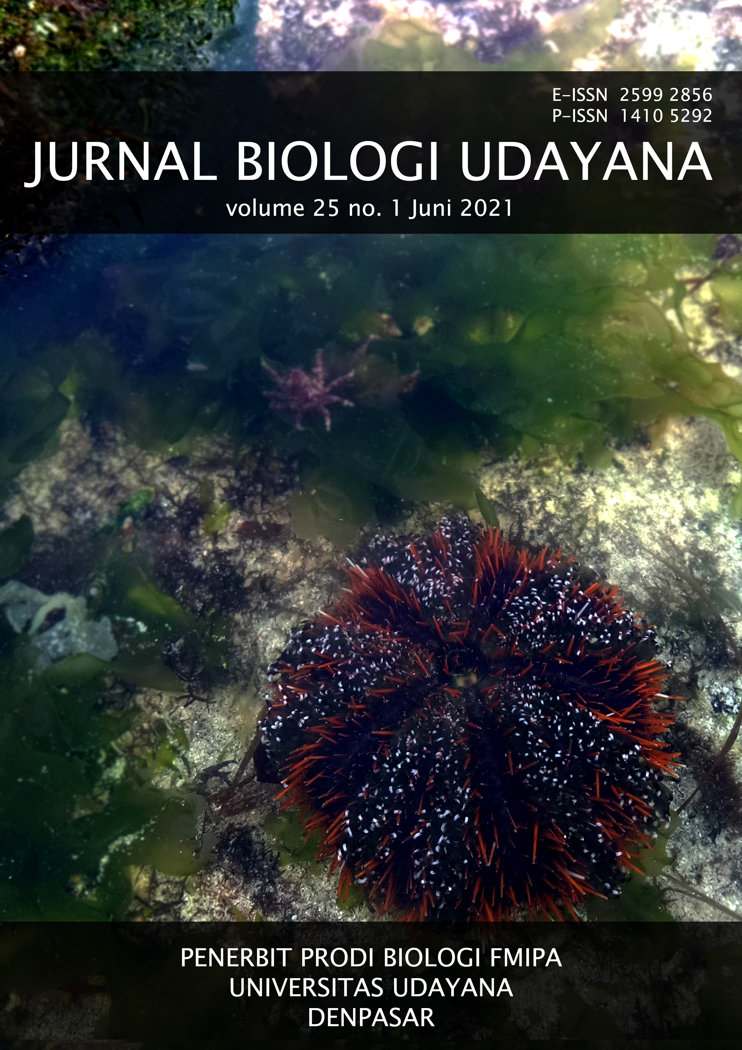 Cover Issue Jurnal Biologi Udayana